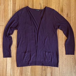 ✨Massimo Dutti Aubergine Cardigan (L)